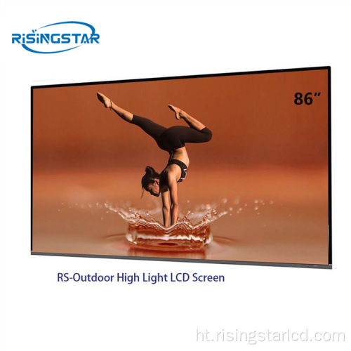 Deyò LCD ekspozisyon ekran 86Inch